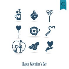Happy Valentines Day Icons N181