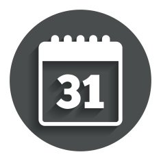 Calendar sign icon Date or event reminder N8