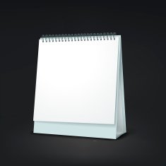 standing blank calendar N6