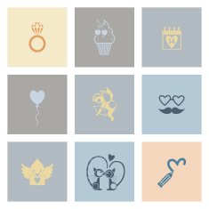 Happy Valentines Day Icons N197
