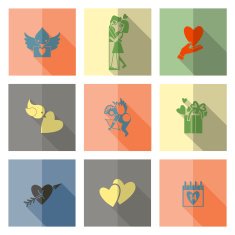 Happy Valentines Day Icons N201