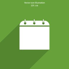Vector calendar organizer web icon N2