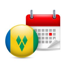 Icon of National Day in Saint Vincent and the Grenadines