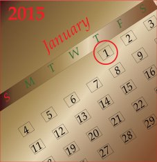 new years calendar N3
