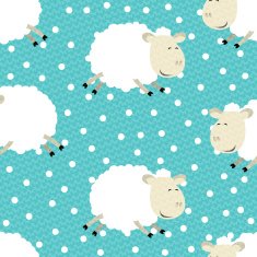 Vector funny sheep