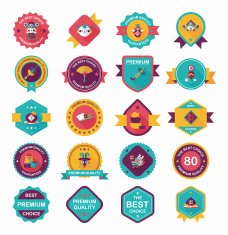 Chinese New Year poster flat banner design background set N69