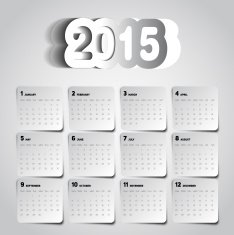 Simple 15 Calendar Background Card Design N3 Free Image Download