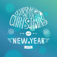 Vector Christmas Greeting Card N2