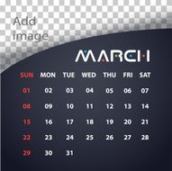 Calendar Design - March