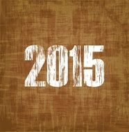 2015-grungy 2015- calendar- new year