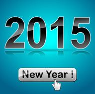 new year web button