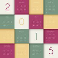 Calendar for 2015 year N13