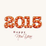 Happy New Year celebration with stylish text design N5