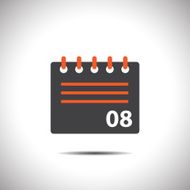 Calendar vector icon N5