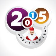 new year background with santa claus