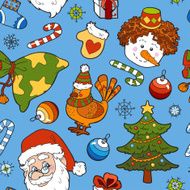 Christmas vector pattern N3