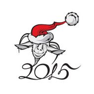 new year image with a goat