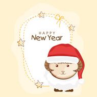 Happy New Year sticky design