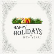 Poster or banner design for Happy New year celebrations