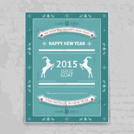 New Year 2015 Chinese Horoscope Poster