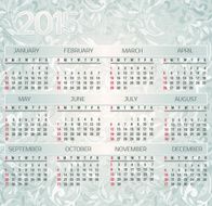 Modern Colors Calendar