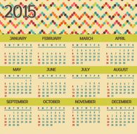 Modern Colors Calendar N2