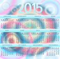 Modern Colors Calendar N4