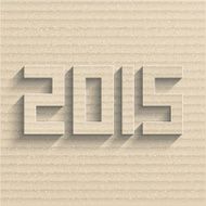 Vector modern new year 2015 background N4