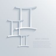 vector modern signs of the zodiac background N4