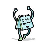 cartoon calendar N3