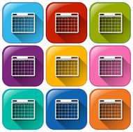 Phone calendar icons
