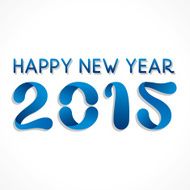 creative new year 2015 design background