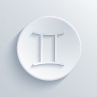 vector modern signs of the zodiac Circle icon N2