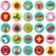 Vector Christmas icon collection Illustration eps10