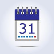 Simple calendar icon