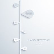 Vector modern 2015 new year infographic