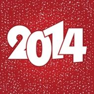 Happy new year 2014 celebration greeting card design N3