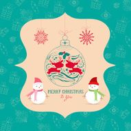 christmas greeting card N55