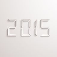 Vector modern new year 2015 background N8