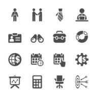 business icon set vector eps10