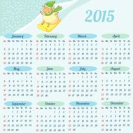 European Calendar 2015 year