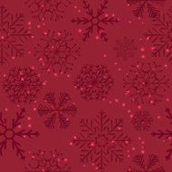 Seamless Snowflakes Background Vector Illustration N2