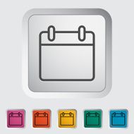 Calendar stroke icon N7