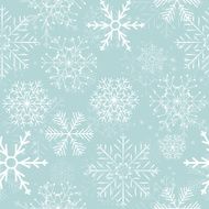 Seamless Snowflakes Background Vector Illustration N4