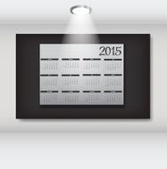 Vector Illustration 2015 New Year Calendar N20