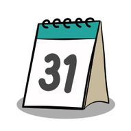 thirty one date calendar