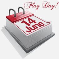 calendar 14 June Flag Day