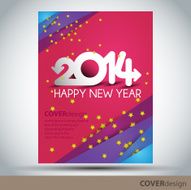 Cover design for new year 2014