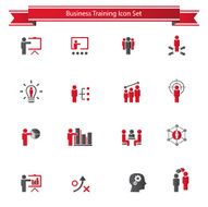 Business Training Icon Set N2