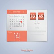 Calendar template design